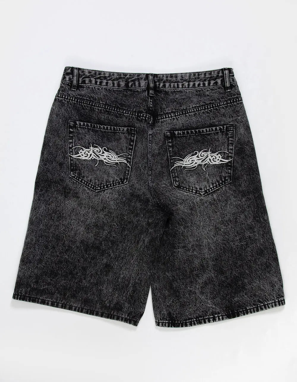 RSQ Mens Baggy Embroidered Jorts