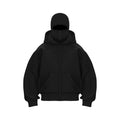 Double Layer Balaclava Hoodie Jacket - Unisex Hip Hop Outerwear Y2K Fashion